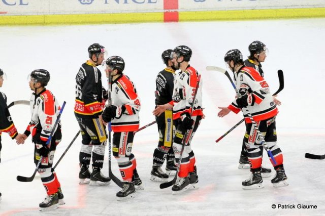 Photo hockey match Nice - Bordeaux le 22/01/2017