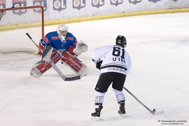 Photo hockey match Lyon - Amiens  le 27/01/2017