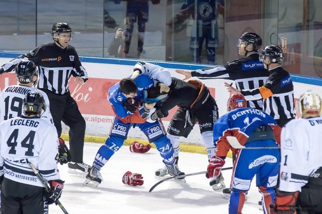 Photo hockey match Lyon - Amiens  le 27/01/2017