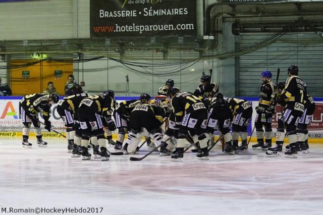 Photo hockey match Rouen - Bordeaux le 27/01/2017
