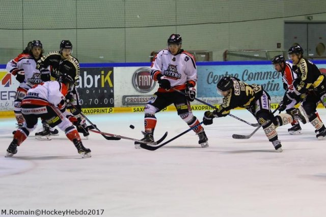 Photo hockey match Rouen - Bordeaux le 27/01/2017