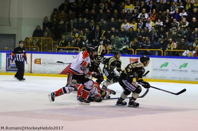 Photo hockey match Rouen - Bordeaux le 27/01/2017