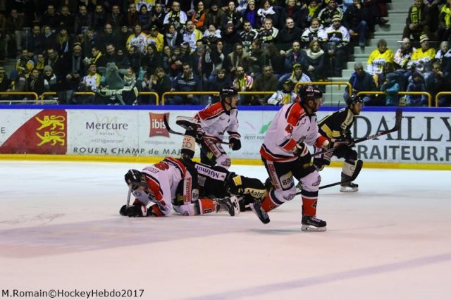 Photo hockey match Rouen - Bordeaux le 27/01/2017
