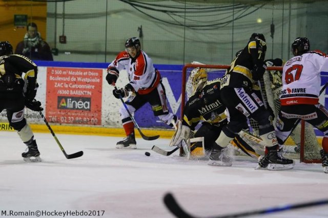 Photo hockey match Rouen - Bordeaux le 27/01/2017