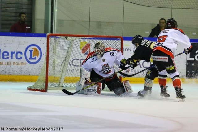 Photo hockey match Rouen - Bordeaux le 27/01/2017