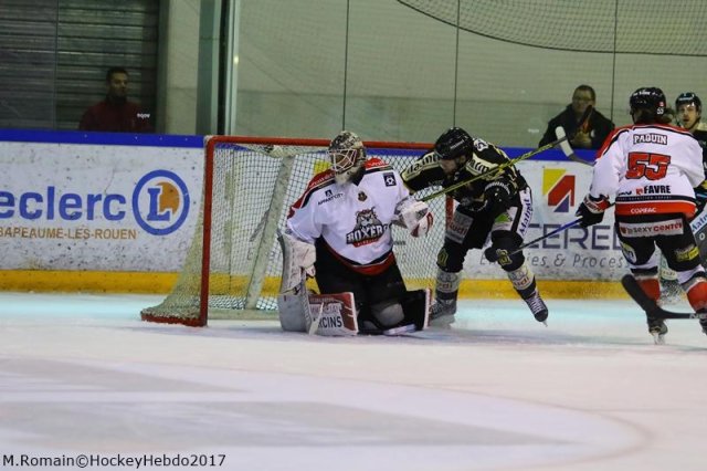 Photo hockey match Rouen - Bordeaux le 27/01/2017