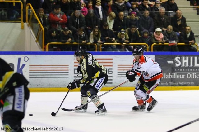 Photo hockey match Rouen - Bordeaux le 27/01/2017