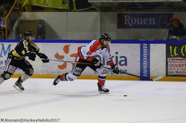 Photo hockey match Rouen - Bordeaux le 27/01/2017
