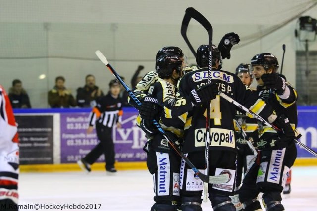 Photo hockey match Rouen - Bordeaux le 27/01/2017
