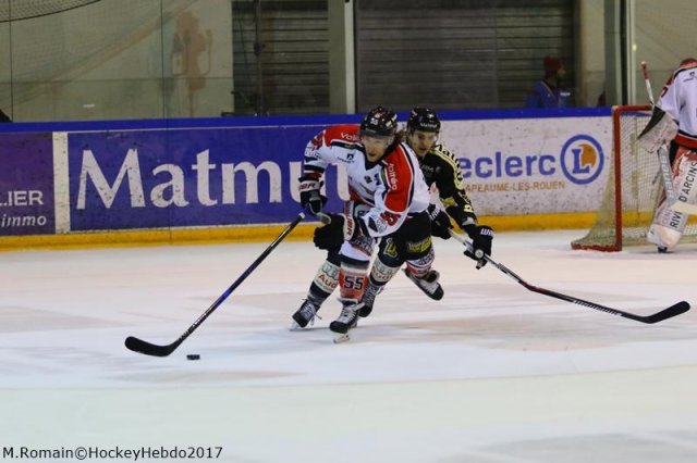 Photo hockey match Rouen - Bordeaux le 27/01/2017