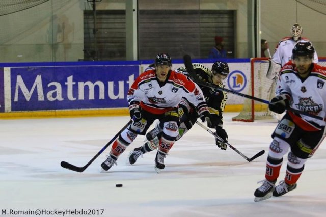 Photo hockey match Rouen - Bordeaux le 27/01/2017