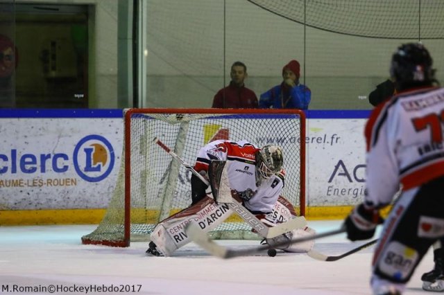 Photo hockey match Rouen - Bordeaux le 27/01/2017