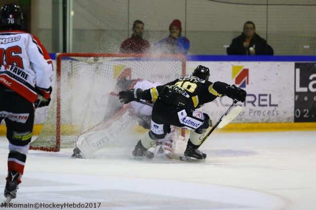 Photo hockey match Rouen - Bordeaux le 27/01/2017