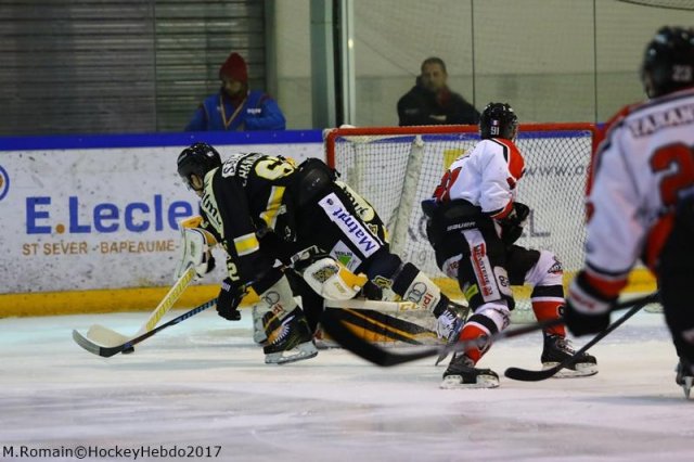 Photo hockey match Rouen - Bordeaux le 27/01/2017