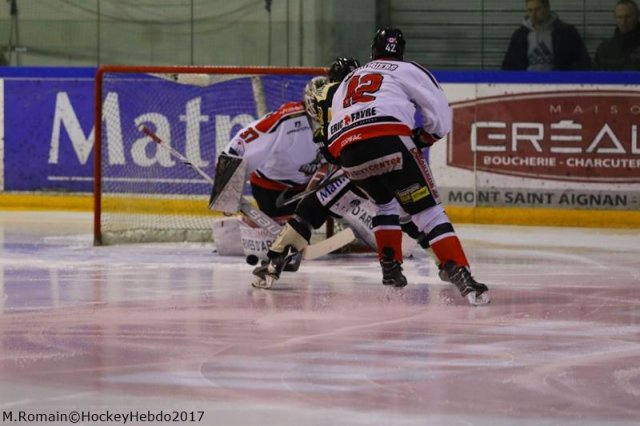 Photo hockey match Rouen - Bordeaux le 27/01/2017