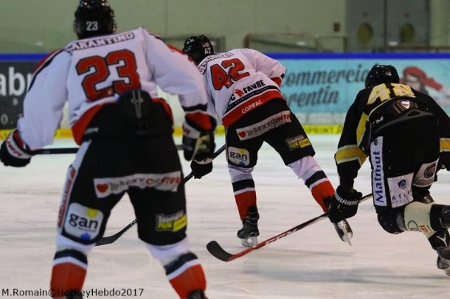 Photo hockey match Rouen - Bordeaux le 27/01/2017