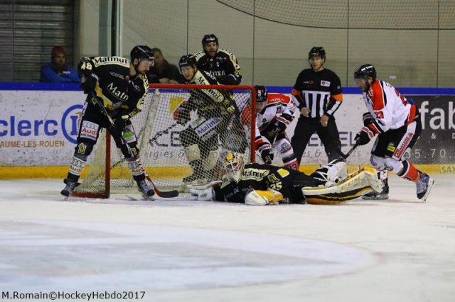 Photo hockey match Rouen - Bordeaux le 27/01/2017