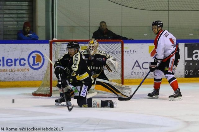 Photo hockey match Rouen - Bordeaux le 27/01/2017