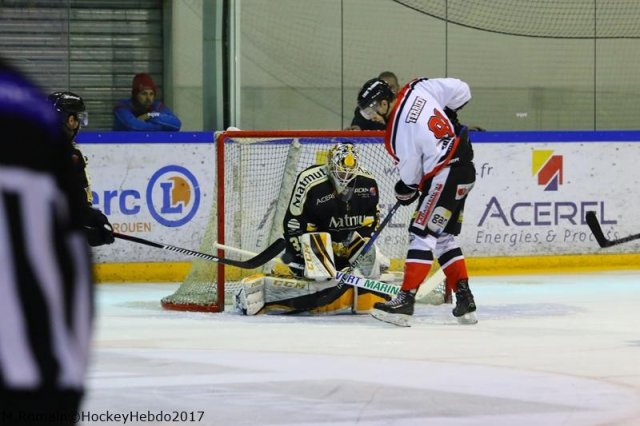 Photo hockey match Rouen - Bordeaux le 27/01/2017