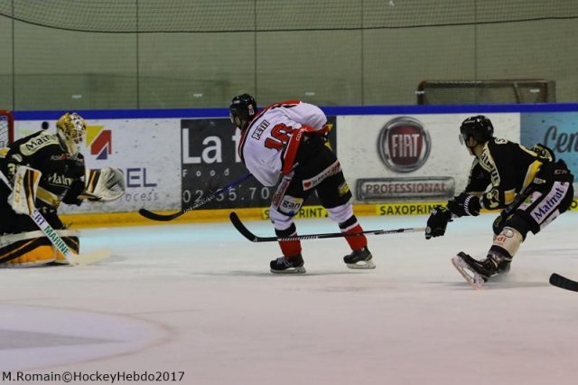 Photo hockey match Rouen - Bordeaux le 27/01/2017