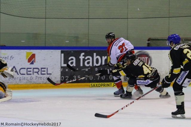 Photo hockey match Rouen - Bordeaux le 27/01/2017
