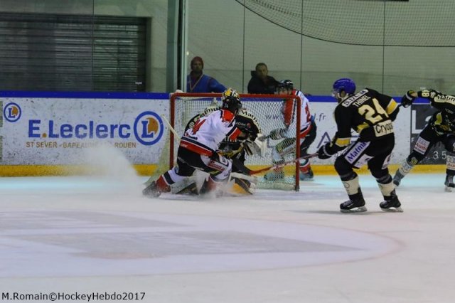 Photo hockey match Rouen - Bordeaux le 27/01/2017