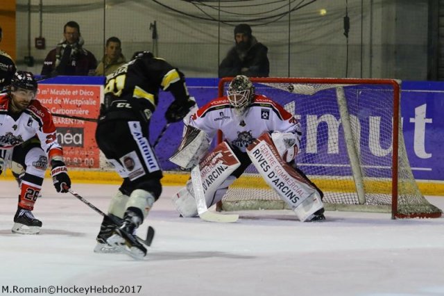 Photo hockey match Rouen - Bordeaux le 27/01/2017