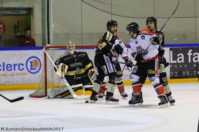 Photo hockey match Rouen - Bordeaux le 27/01/2017