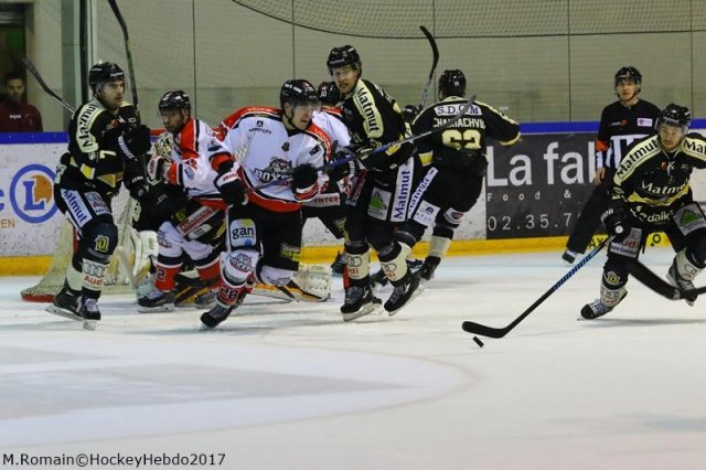 Photo hockey match Rouen - Bordeaux le 27/01/2017