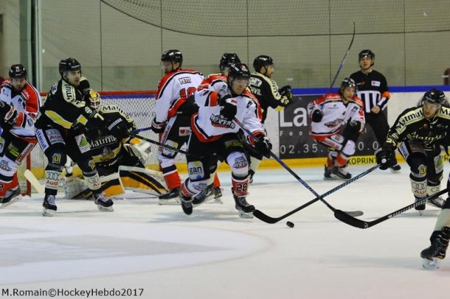 Photo hockey match Rouen - Bordeaux le 27/01/2017