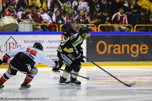 Photo hockey match Rouen - Bordeaux le 27/01/2017