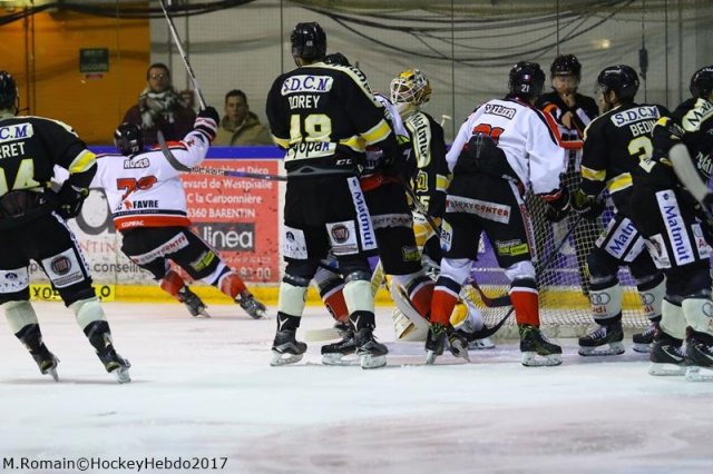 Photo hockey match Rouen - Bordeaux le 27/01/2017