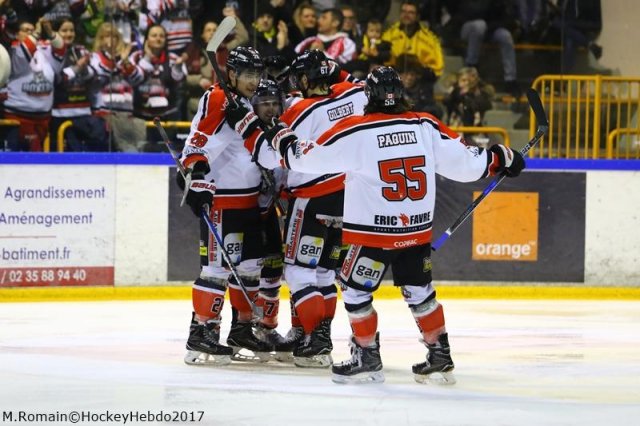 Photo hockey match Rouen - Bordeaux le 27/01/2017