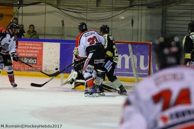 Photo hockey match Rouen - Bordeaux le 27/01/2017