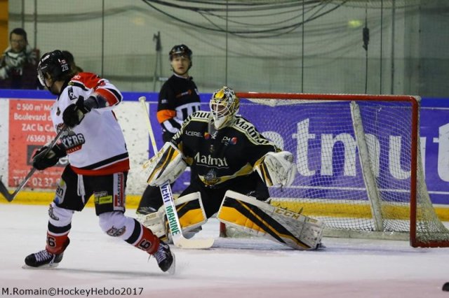 Photo hockey match Rouen - Bordeaux le 27/01/2017