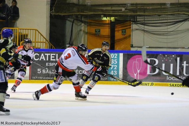 Photo hockey match Rouen - Bordeaux le 27/01/2017