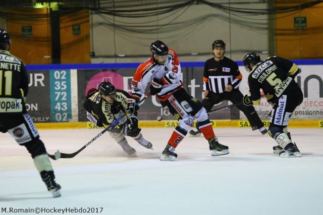 Photo hockey match Rouen - Bordeaux le 27/01/2017