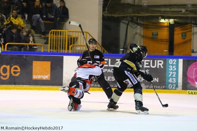Photo hockey match Rouen - Bordeaux le 27/01/2017