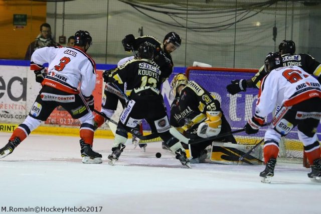 Photo hockey match Rouen - Bordeaux le 27/01/2017
