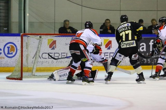Photo hockey match Rouen - Bordeaux le 27/01/2017