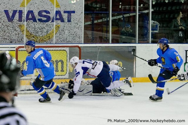 Photo hockey reportage Qualifs JO : Photos - Kazakhstan vs France