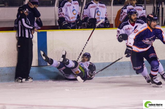 Photo hockey match Clermont-Ferrand - Caen  le 28/01/2017