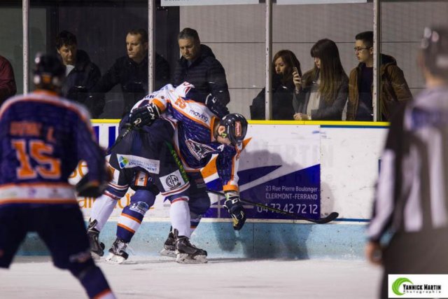Photo hockey match Clermont-Ferrand - Caen  le 28/01/2017