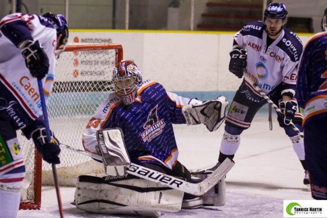 Photo hockey match Clermont-Ferrand - Caen  le 28/01/2017