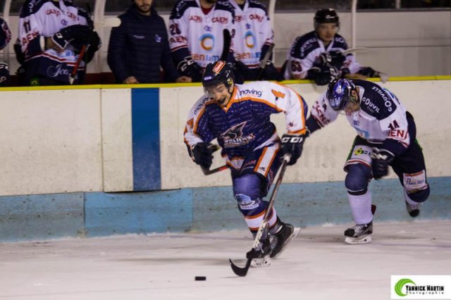 Photo hockey match Clermont-Ferrand - Caen  le 28/01/2017