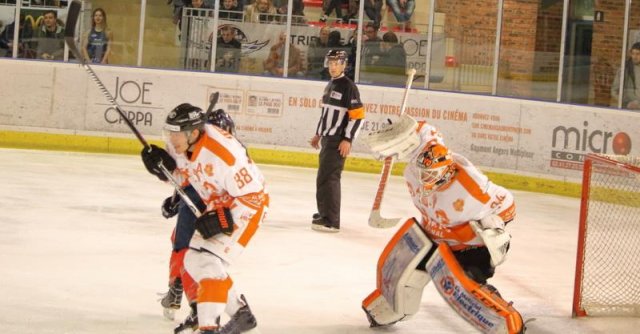Photo hockey match Angers  - Epinal  le 31/01/2017