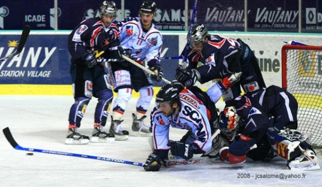 Photo hockey match Grenoble  - Angers  le 30/01/2008