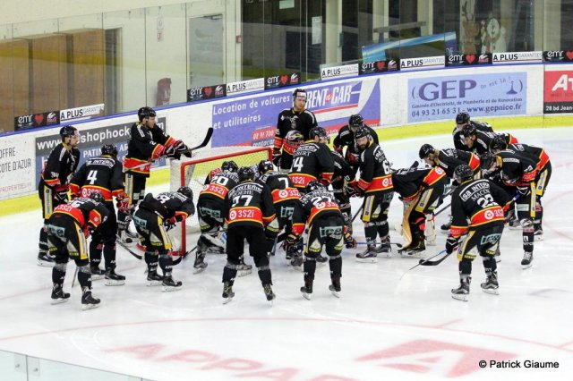 Photo hockey match Nice - Rouen le 05/02/2017