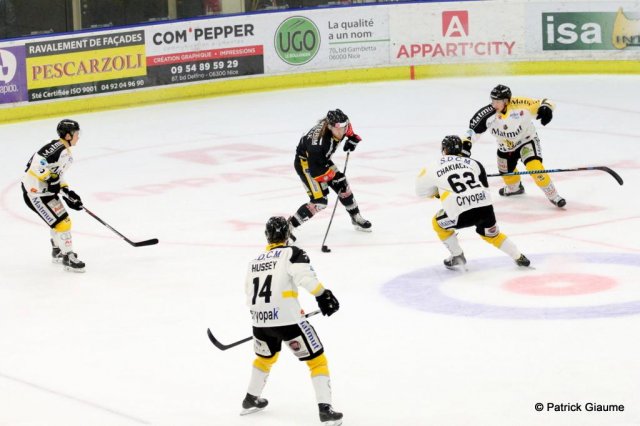 Photo hockey match Nice - Rouen le 05/02/2017