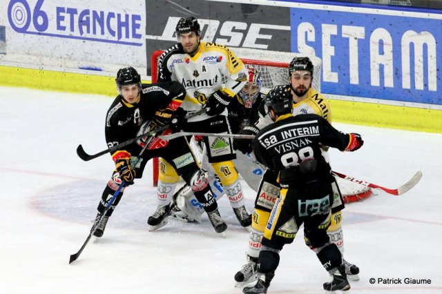 Photo hockey match Nice - Rouen le 05/02/2017